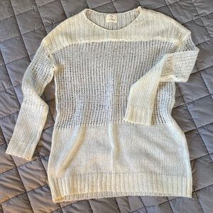 Mixed stitch sweater